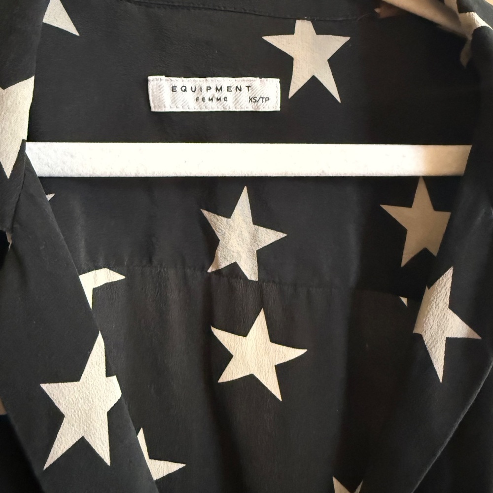 Equipment Star Button Down Shirt - image 4